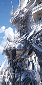 亮晶晶的女铠甲哦。#ai绘画 #二次元 #铠甲勇士 #机甲少 - 抖音