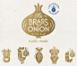 The Brass Onion餐厅品牌视觉形象设计-古田路9号-品牌创意/版权保护平台
