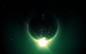 General 2560x1600 green planet stars space space art