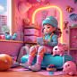 cstark_3D_girl_with_her_hamster_sitting_in_a_playroom_in_the_st_e00cbaf4-c59a-4f45-ae24-0bc4bab8fb6c
