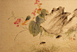 翁雒（1790-1849 ）清代江苏吴江人。翁广平次子。画有夙慧，初写人物，中年后专攻花鸟、草虫、水族，尤善画龟。笔精墨妙，生动尽致。尝作论画绝句，多附佚事。有小蓬海遗诗。卒年六十。