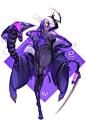 国人画师 Lan 作品欣赏-日韩画风-微元素 - Element3ds.com! 蛇 排版 