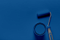 Top view rolling pin with paint can Photo | Free Download