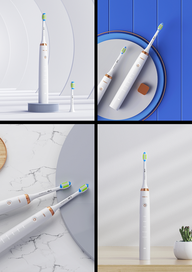 【2021渲染电动牙刷】_三维_产品_用...