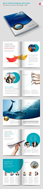 Minimal Eyes Brochure Template on Behance