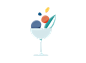 Campari ILLUSTRATION  drink illustration beverage geometric Colourful 