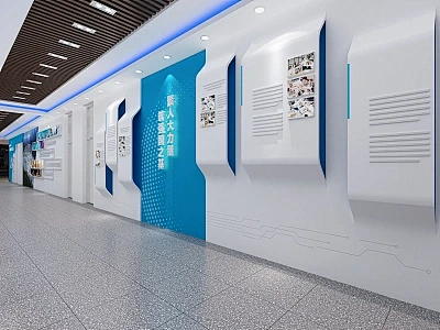 现代展厅3D模型