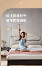 林氏木业现代轻奢风米五床1.8米双人床主卧大床结婚家具LS173-tmall.com天猫