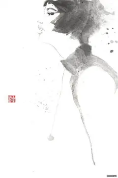 马来西亚CELINE水墨风情服装模特手绘作品 [34P] (10).jpg 