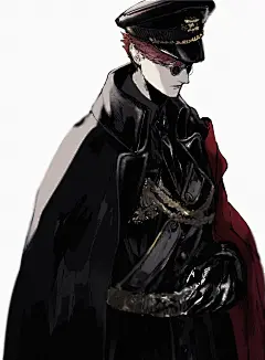 日本插画师kokuno。喜好画男人，线条扎实，在确定画风后，是有规律秩序的华丽，又如自由生长般的繁华，总体给人神秘、玄幻的美感 (52)