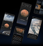 NASA APP_ Concept Design : NASA launched a concept design project that redesigned the NASA application to fit the trend and display the mystery of the universe.