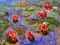 印象派大师莫奈《睡莲》系列作品赏析 - 应歧的油画风景 - 应歧的油画风景