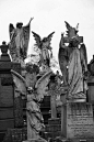 A multitude of Angels Angels in Rock cemetery, ... | Angel Statues