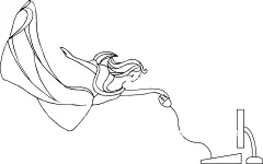 计算机 互联网 悬浮 女士 女孩