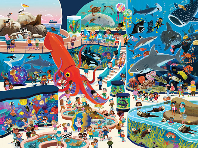 Aquarium Puzzle : mo...