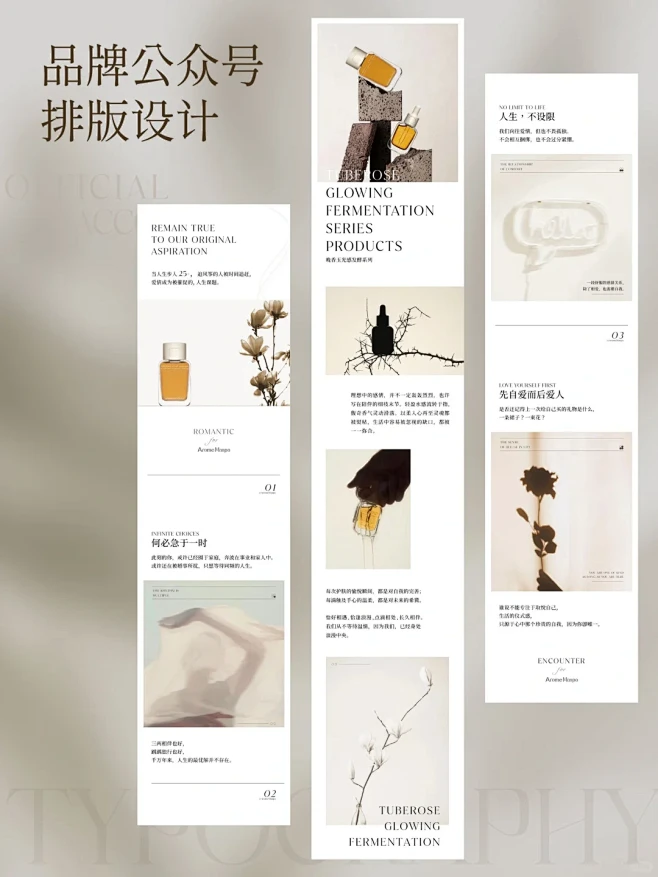 高级感品牌公众号排版设计合集 - 小红书-花瓣网