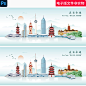 中国江苏南通城市地标建筑手绘南通建筑南通水彩建筑插画会议背景_5720998139_5792440440