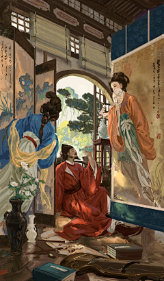 解语花00采集到插画