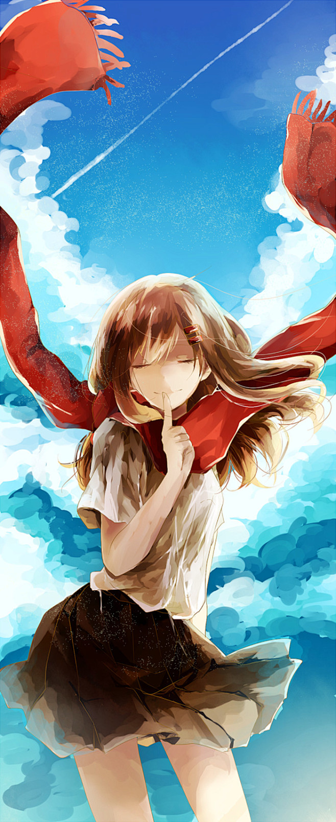 p站 二次元 插画 少女 头像 原创 壁...