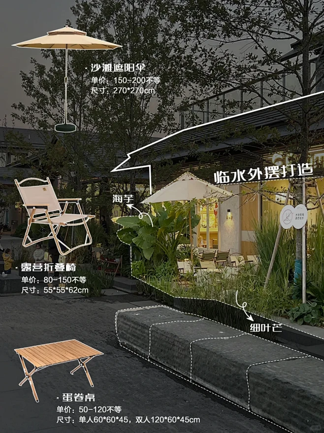 如何打造超火商业街，外摆景观的松弛感 - 小红书