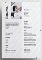 Voom Resume Template InDesign INDD - A4 and US Letter Size. Download