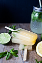 Limonade & Fleurs d'Oranger Popsicles via Murmures