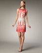 Naeem Khan Floral-Embroidered Linen Dress  4380.00