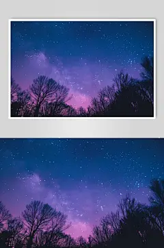 AI数字艺术星空背景摄影图片-众图网