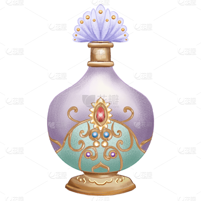 手绘-香水美妆元素4