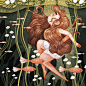 插画师iz.ptica ​​​​