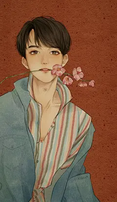 拾格采集到男孩子2562图_花瓣插画漫画-1
