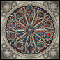 The "creation" Rose Window- Washington National Cathedral - Study in Substance Designer, Daniel J. Robichon : I begin my architecture series in Substance Designer with a rose window. The curve drawing system, by Ilya Kuzmichev was used for the m