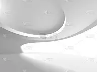 抽象现代白色建筑背景
