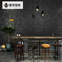北欧风格墙纸素色纯色绿色白色服装店壁纸餐厅现代简约奶茶店女装-淘宝网