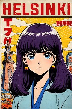 海洋西蓝花采集到AIGC插画风格