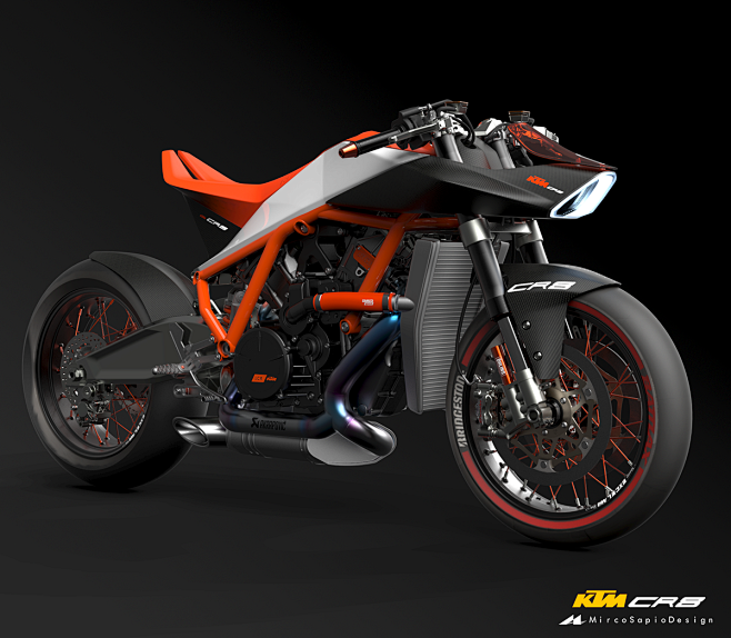 KTM CR8 - Cafè Racer...