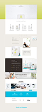 Website template beauty product Skin product Mockup Website Design design beauty care Ecommerce