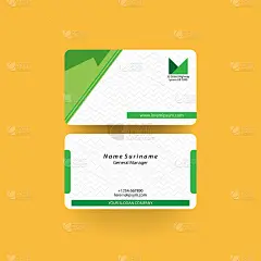 名片模板设计。矢量图