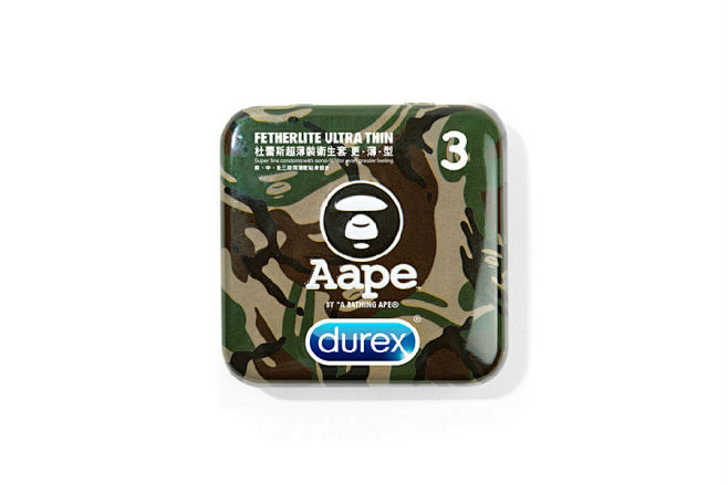 aapebyabathingapexdurex杜蕾斯联名限量版铁盒
