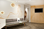 Medical Practice : This medical practice hosts the offices of two doctors, an obstetric ultrasound specialist and a cardiologist specialising in children. The brief required a brand as well as a space that would create a friendly, uplifting and, at the sa