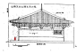 作图工整的古建筑测绘图