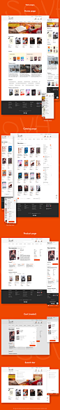 Ecommerce Bookstore UX UI Web Design