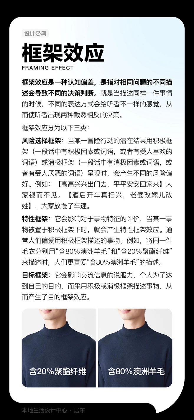 21条经典理论让你的设计更有说服力_框架效应 @JapanEX-花瓣网