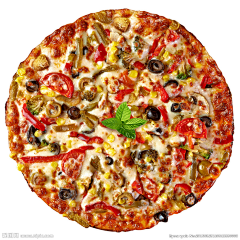 写意时光-萌新堂采集到美味的披萨