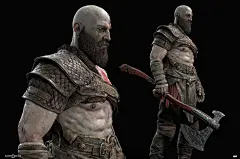Kratos, Raf Grassetti : Kratos model created for the new God of War
More at www.instagram.com/rafagrassetti

Design by Raf Grassetti, Dela Longfish and Jose Cabrera
Model and textures by Raf Grassetti
Muscle system by Raf Grassetti and Axel Grossman