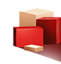 红色礼盒装饰png (100)