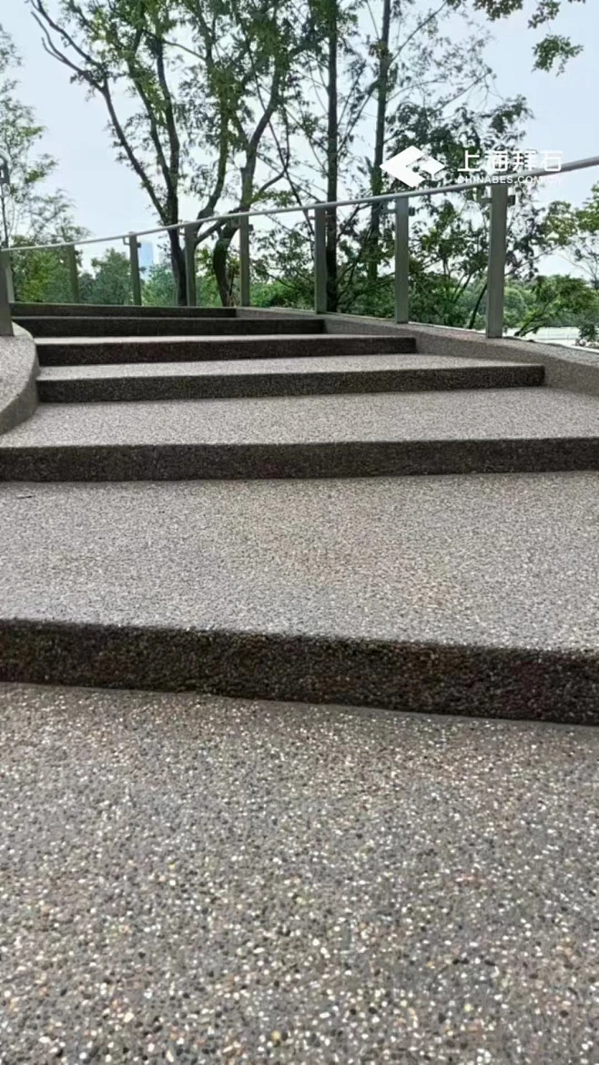 水洗石台阶-花瓣网