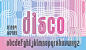 时尚线条disco英文字体