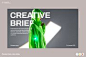 Creative Brief & Design template v2 : You don't need 600 slides! Just the right slides to make your presentation POP. This template is ideal for agencies, the most important document is the creative brief. This straightforward