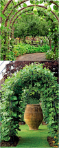 Create enchanting garden spaces with 21 beautiful and DIY friendly trellis and garden structures, such as tunnels, teepees, pergolas, screens and more! - A Piece Of Rainbow
